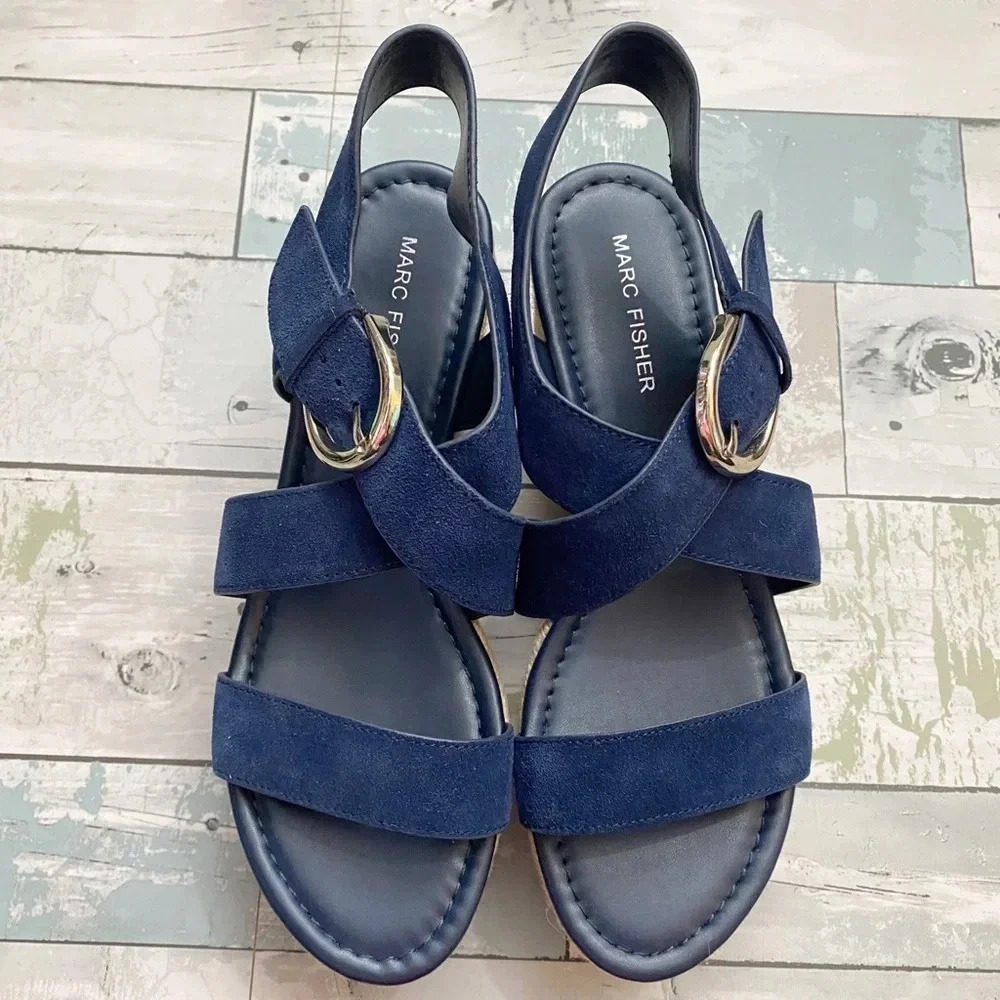 ⭐️Marc Fisher Zain Espadrille Wedge Sandal - Picture 3 of 8